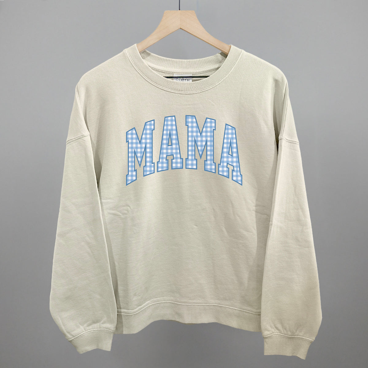 Mama Blue Gingham Arch