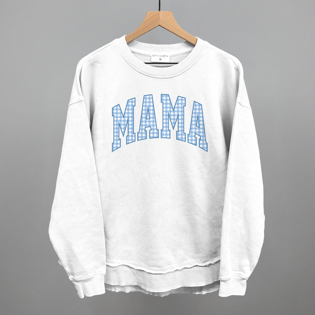 Mama Blue Gingham Arch
